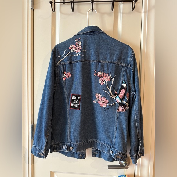 H&M Oversized Jean Jacket (Size 8) - Picture 2 of 2